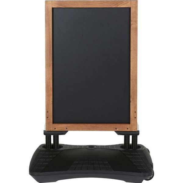 Wooden Wind-Sign Waterbase gadeskilt med ståltavler, 59 x 78 cm