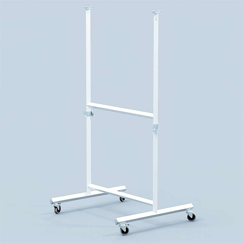 Svingtavle, whiteboardtavle til intensivt brug på mobilt stativ - 8 størrelser - 120x220 cm