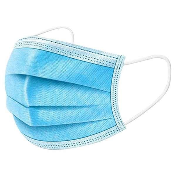 3-lags mundbind med elastik - 50 stk. per æske