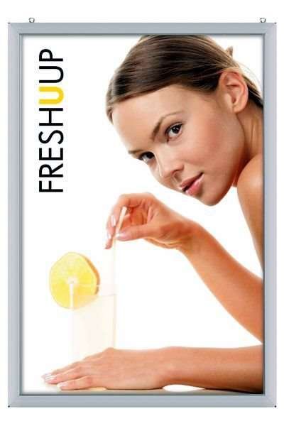 LED Slim Light Lux Dobbelsidet - 70x100cm Horisontal