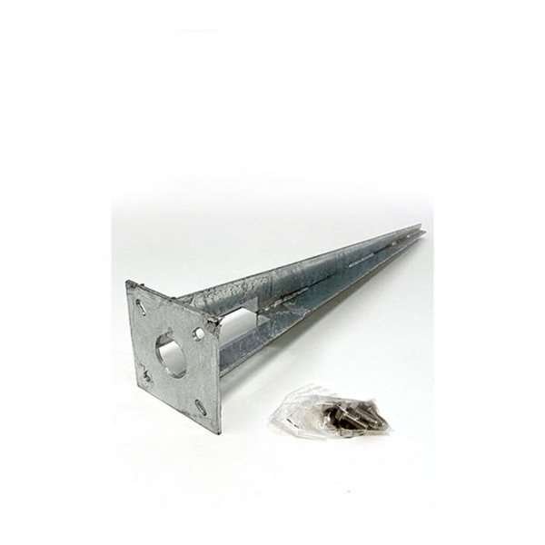 Anker til Pole Stand I Galvaniseret Stål - 50cm Jordspyd