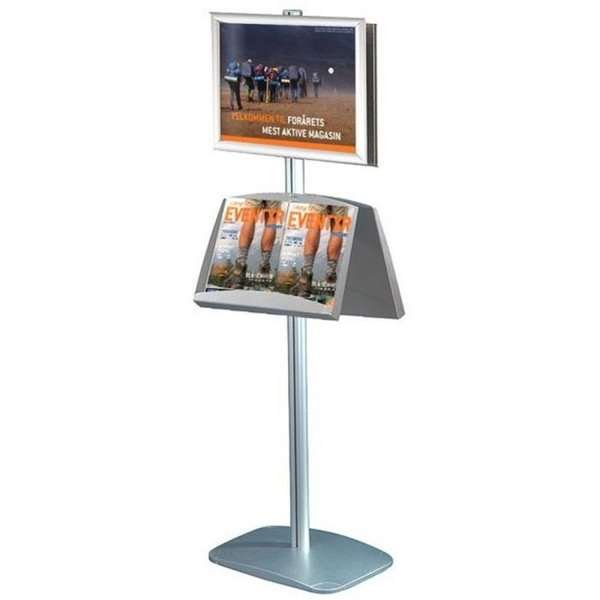 Mini Multi Stander - Dobbeltsidet A3 Klikramme + A3 Stål Hylde