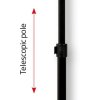 Infostand Telescopic Black  A3 #3