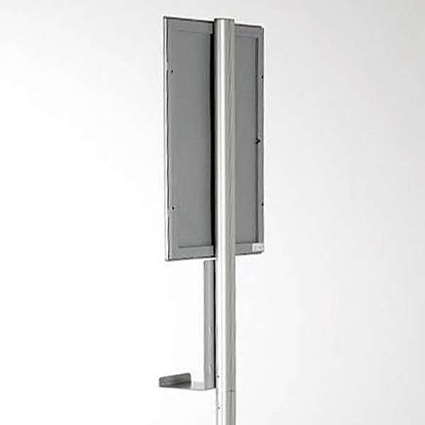 Håndspritstander med spritholder og A4 Klikramme