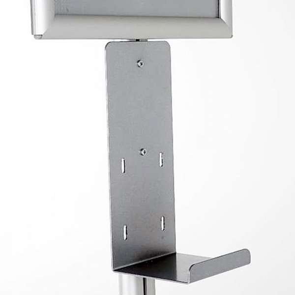 Håndspritstander med spritholder og A4 Klikramme