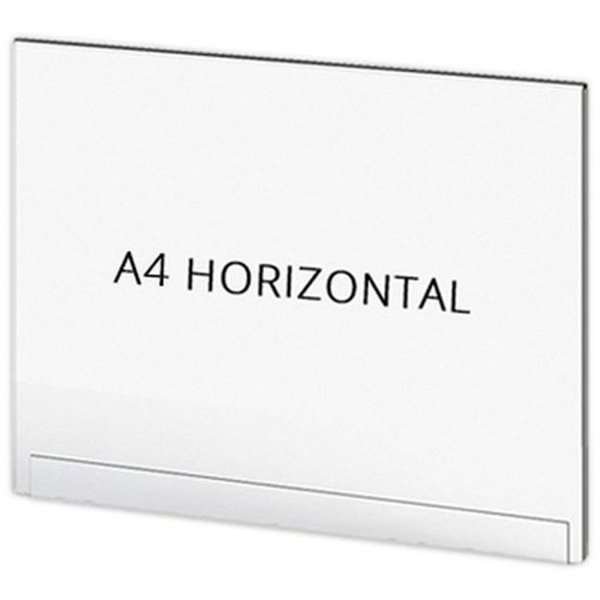 Akryl lomme til Crowd cont.  A4 horisontal