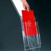 Akryl Infostander med brochureholder vertikal - A4 - 21x29.7 cm #3