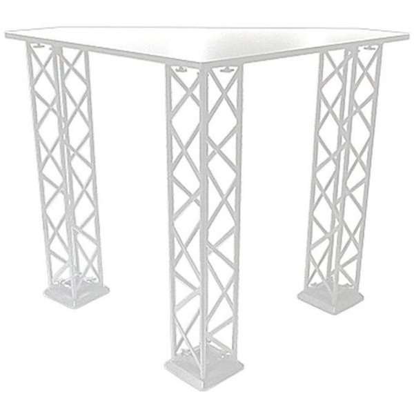 Crown Truss Counter - Triangle - White