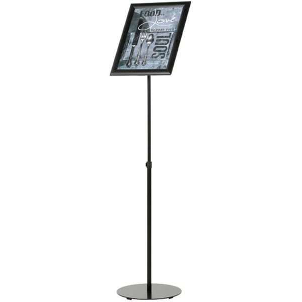 Infostand Telescopic Black  A3