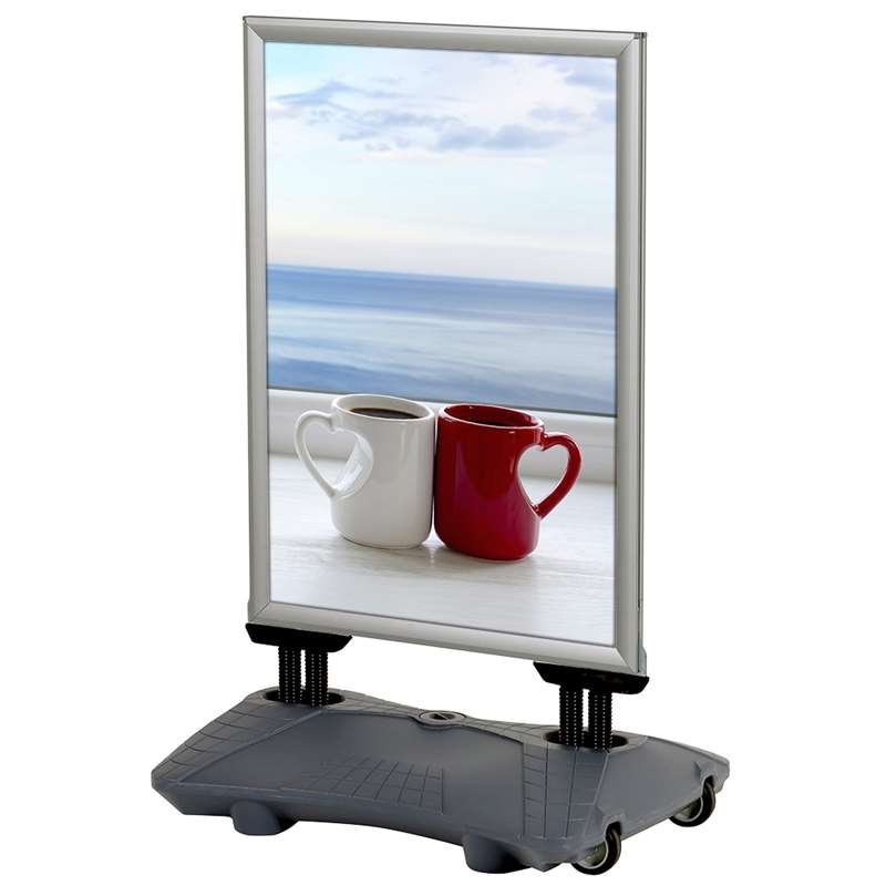 Wind-Sign Waterbase Pro Gadeskilt - sølv - A0