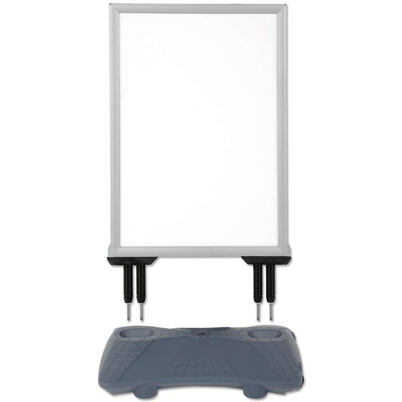 Wind-Sign Waterbase Pro Gadeskilt - sølv - 50x70 cm