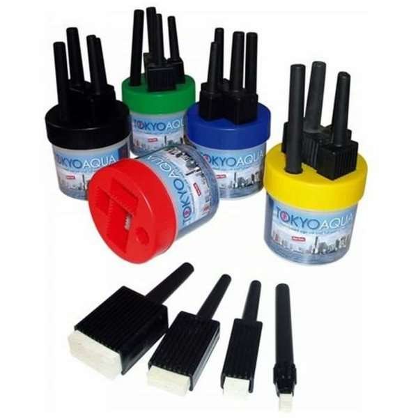 Tokyo Aqua - 4 filtpennesæt - Rød