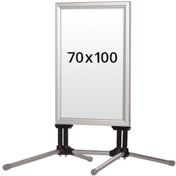 Wind-Line Budget Gadeskilt - 70x100 cm - sølv