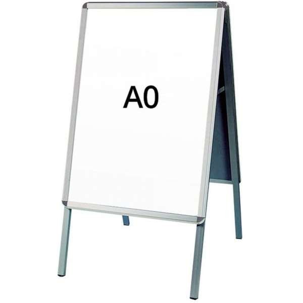 Alu-Line Rondo Gadeskilt - A0 - sølv