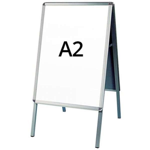 Alu-Line Rondo Gadeskilt - A2 - sølv