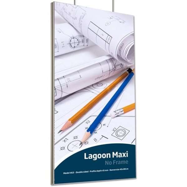 Lagoon Ramme Dobbeltsidet - 100x200cm