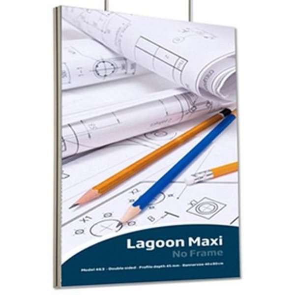 Lagoon Ramme Dobbeltsidet - A1