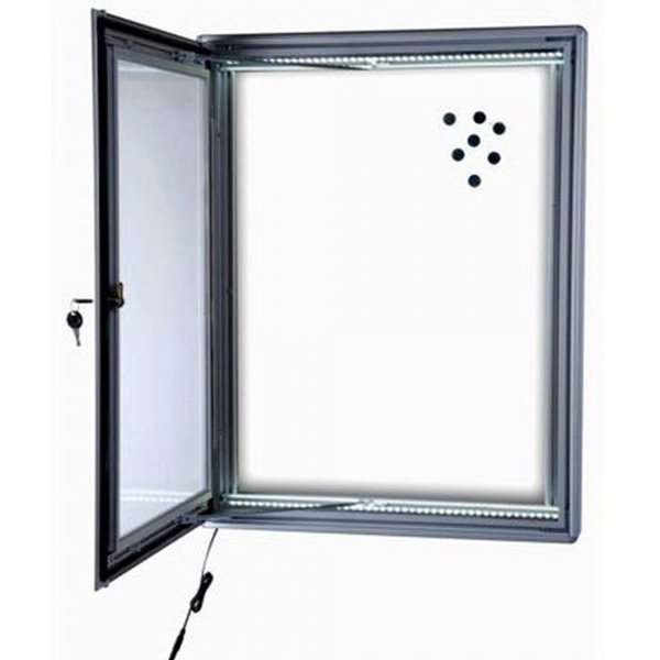 LED Menu Udhængsskab - 6xA4