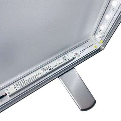 LED lysvæg LED-TEX Lightbox stand dobbeltsidet, 85x200cm