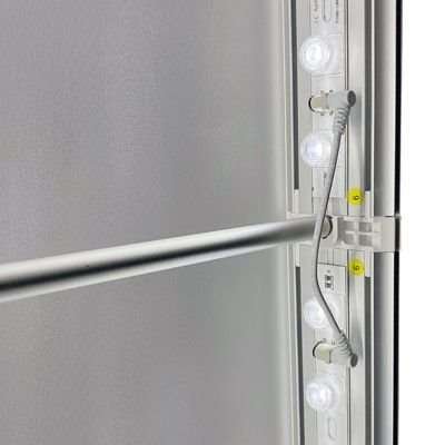 LED lysvæg LED-TEX Lightbox stand dobbeltsidet, 85x200cm