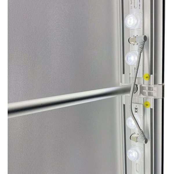 LED-TEX Lightbox stand dobbeltsidet, 100x250cm