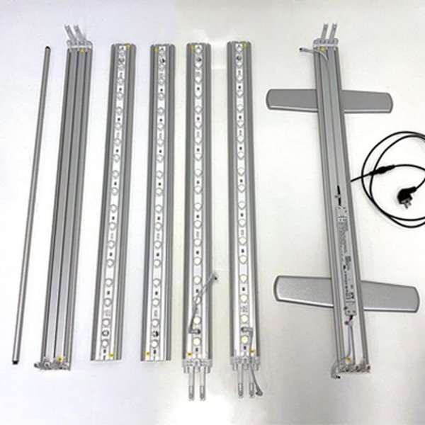 LED-TEX Lightbox stand dobbeltsidet, 100x250cm