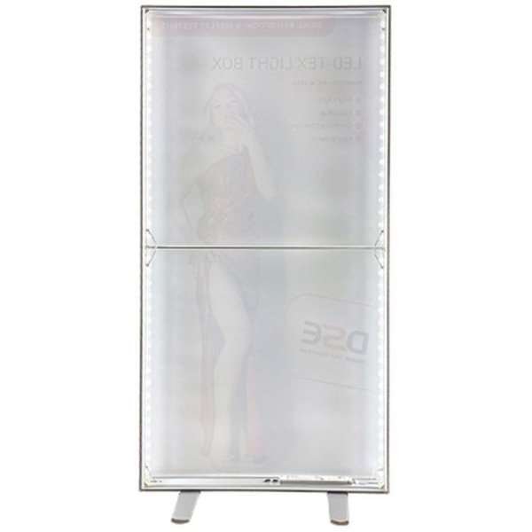 LED-TEX Lightbox stand dobbeltsidet, 100x250cm