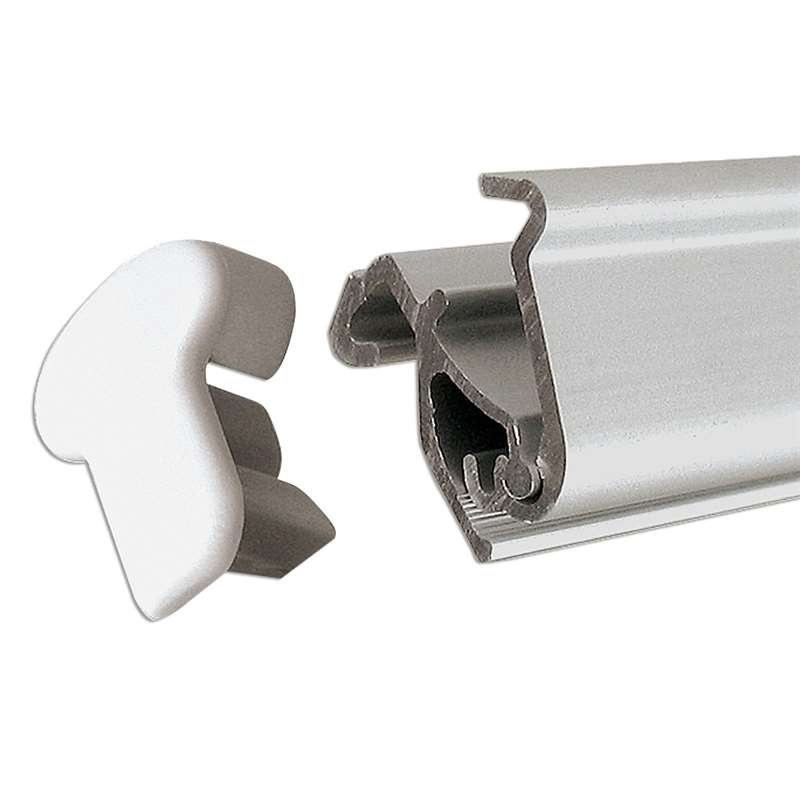 Euro Roll-up kassette, enkeltsidet, alu/sølv, 85 cm