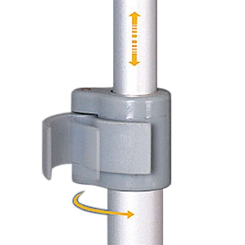 Euro Roll-up kassette, enkeltsidet, alu/sølv, 85 cm