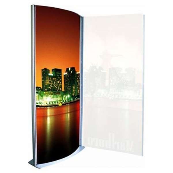 Totem Elipse Lightstand 80x170cm dobbeltsidet