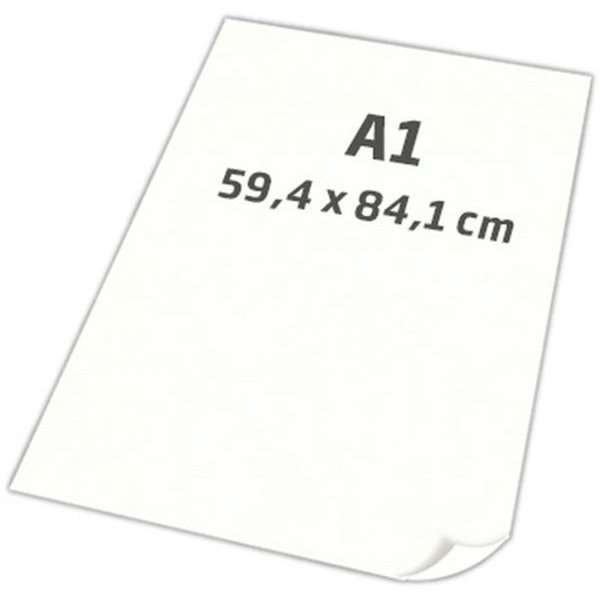 Plakatpapir - superglat 100gr A1