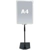 Flex Stander med hvid plastramme, A4 #1