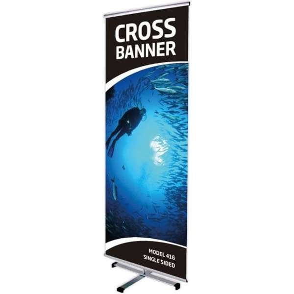 Cross Banner uden banner og print 80x200cm
