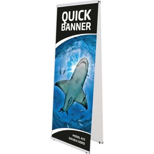 Quick Banner Dobbeltsidet uden banner og print- 80x200cm