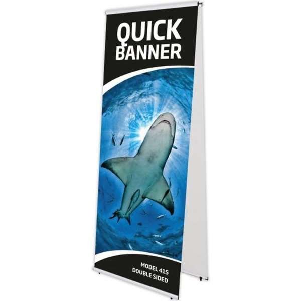 Quick Banner Dobbeltsidet uden banner og print- 100x200cm