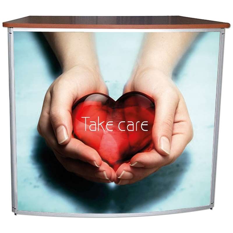 Print på PP folie til Expo Counter og Curved Counter