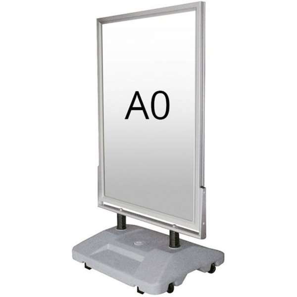 Wind-Sign Waterbase Gadeskilt - A0 - sølv