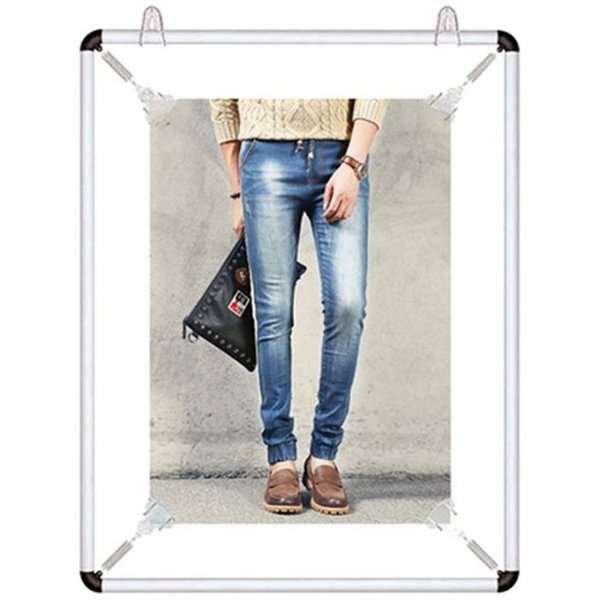 Poster strecher Plakatramme dobbeltsidet - 50x70 cm - sølv