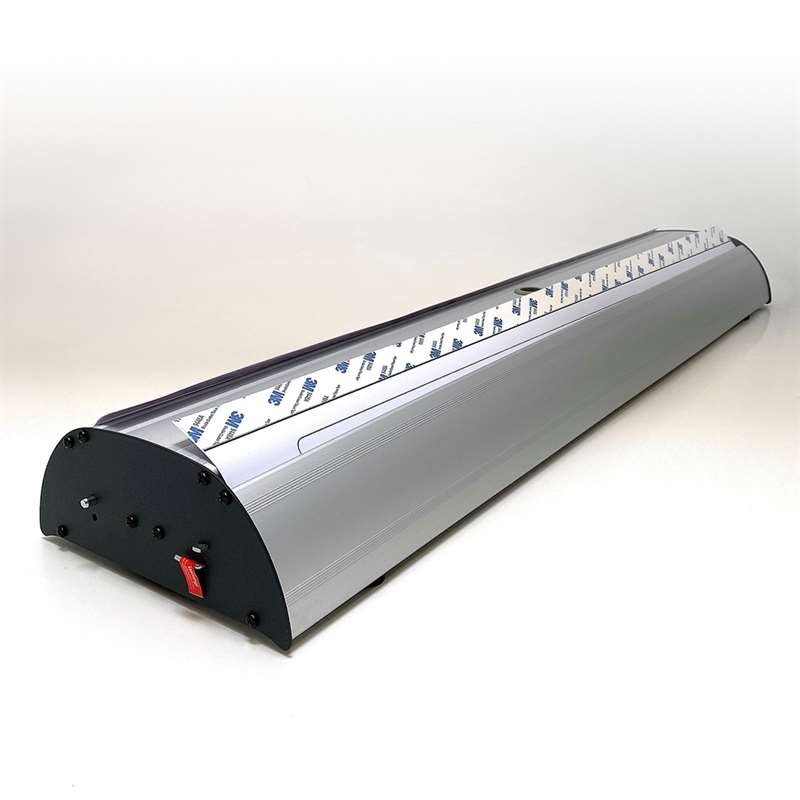 Stylish Roll-up kassette, dobbeltsidet, sølv, 85 cm