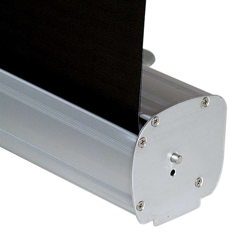 Budget Roll-up kassette, enkeltsidet, alu/sølv, 80 cm