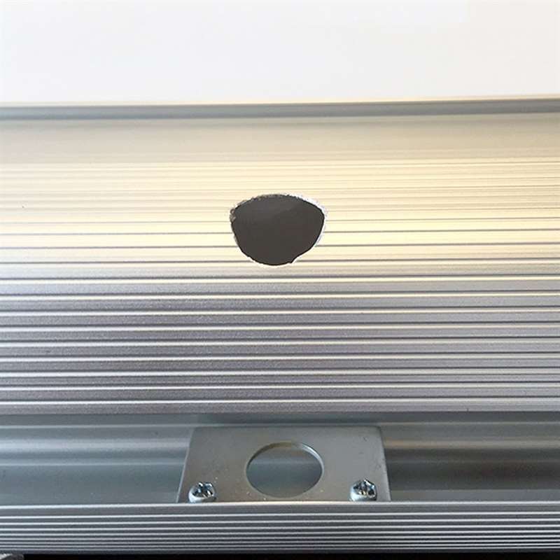 Budget Roll-up kassette, enkeltsidet, alu/sølv, 80 cm