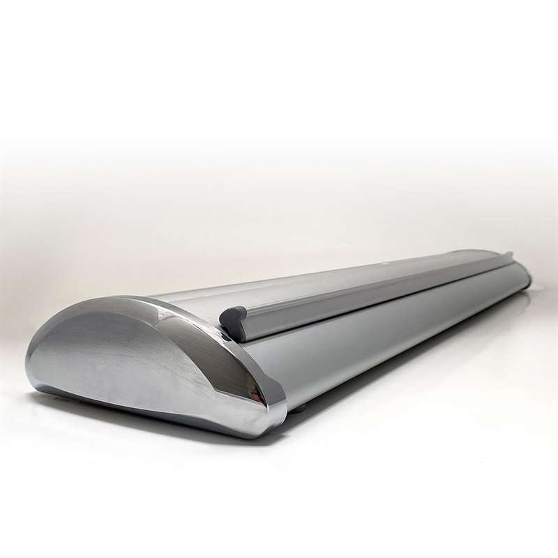 Expo Roll-up, sølv, enkeltsidet, 60 x 240 cm