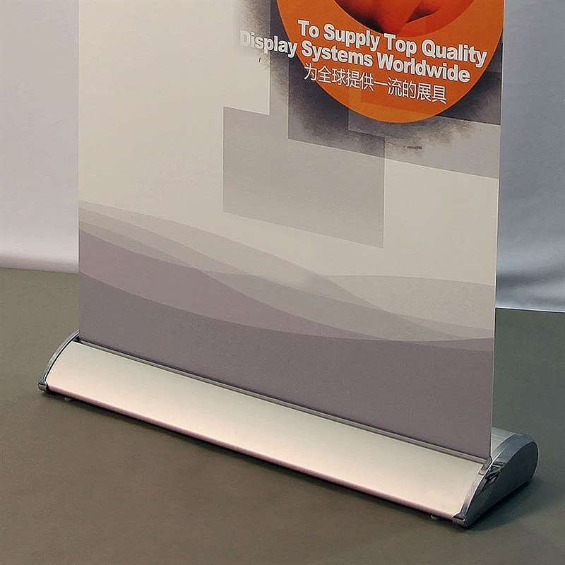 Expo Roll-up, sølv, enkeltsidet, 60 x 240 cm