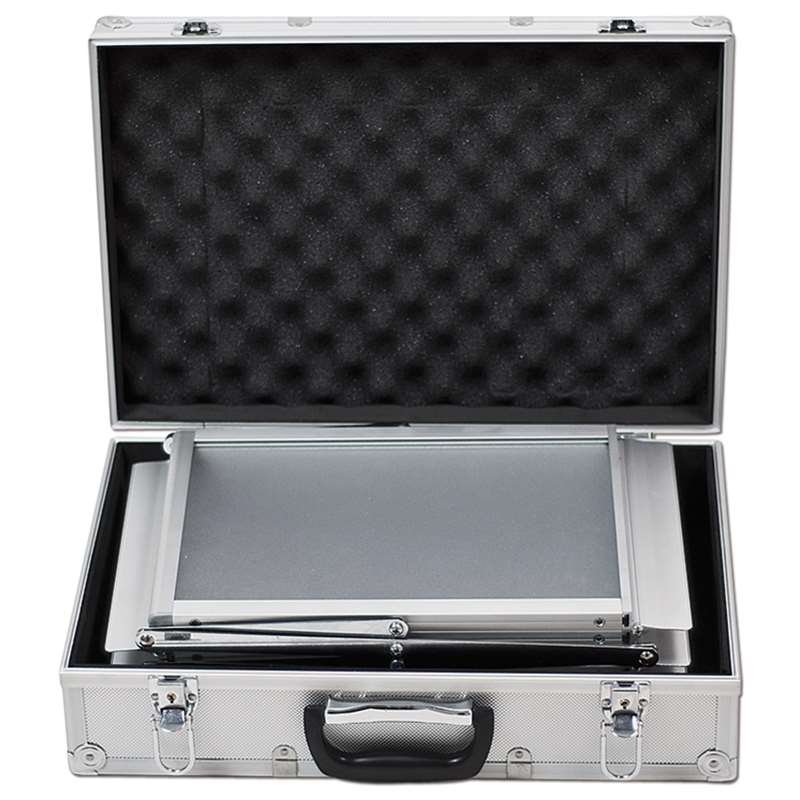 Flex Brochurestander, alu/sølv - 6 x A5