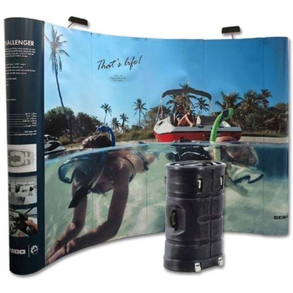 Pop-Up Væg Buet - 3x4