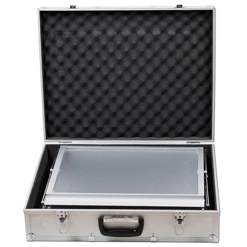 Flex Brochurestander, alu/sølv - 6 x A3