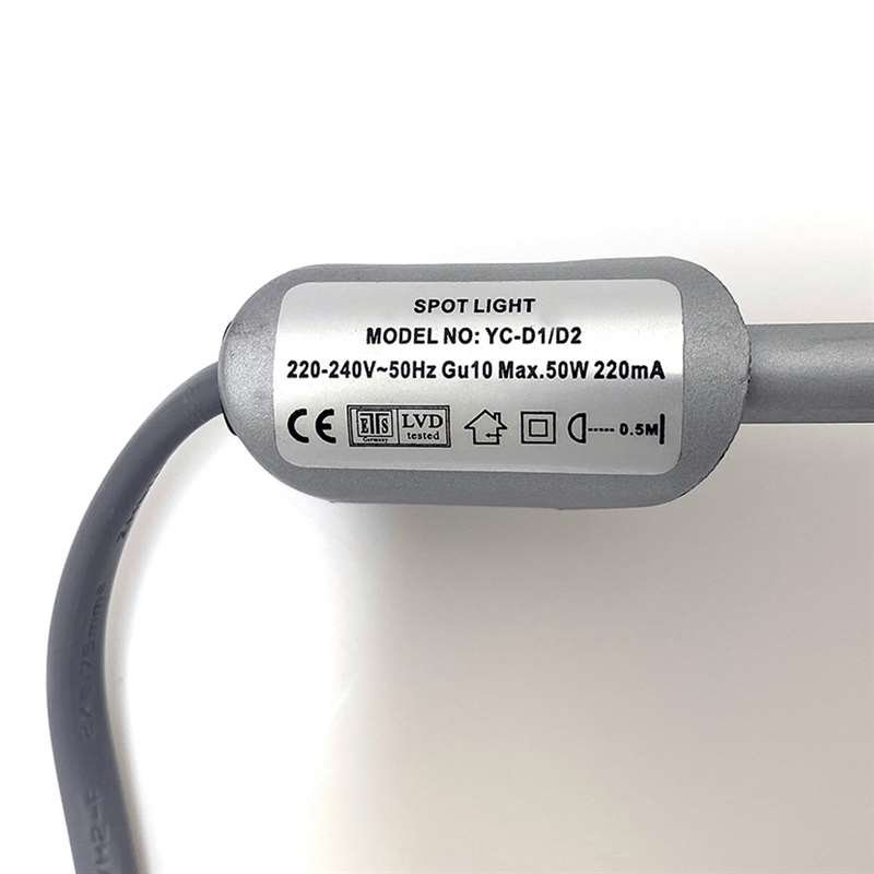 Spot, 50 W, alu/sølv, til Eco Roll-up, enkeltsidet