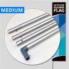 Beachflag, Outdoor Square Flag, Medium, stangsystem #1