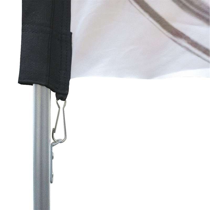 Beachflag, Outdoor Bow Flag, alu pole, Large (uden fod og flag)