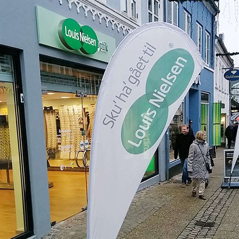 Beachflag, Outdoor Drop Flag, Medium stangsystem